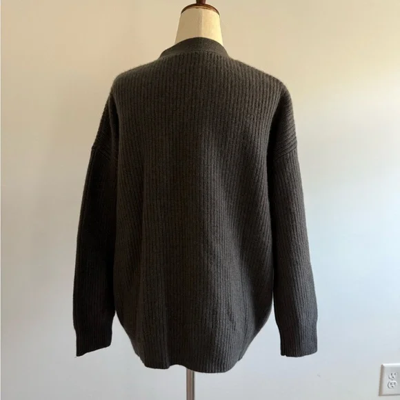 Jenni Kayne dark gray cocoon cashmere cardigan sweater size XXS - Picture 6 of 8